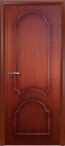 Межкомнатные двери - ПГ Кристалл Красное дерево - «Двери Нева»