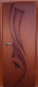 Межкомнатные двери - ПГ Лилия Красное дерево - «Двери Нева»