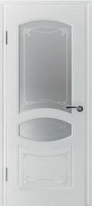 Межкомнатные двери - ПО Версаль Белая эмаль